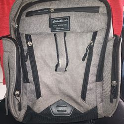 Eddie Bauer First Adventure Places & Spaces Bridgeport Diaper Bag Backpack EUC