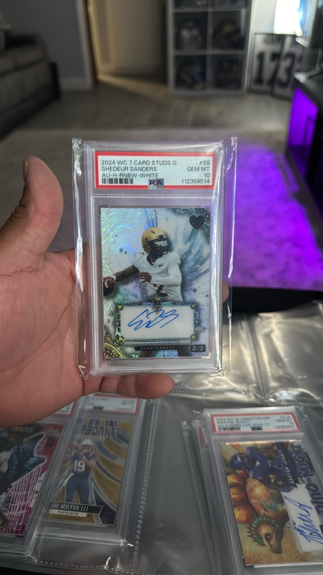 Shedeur Sanders Rookie Auto