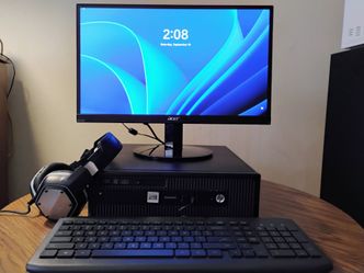 PC Desktop Computer Workstation Bundle Remote WFH