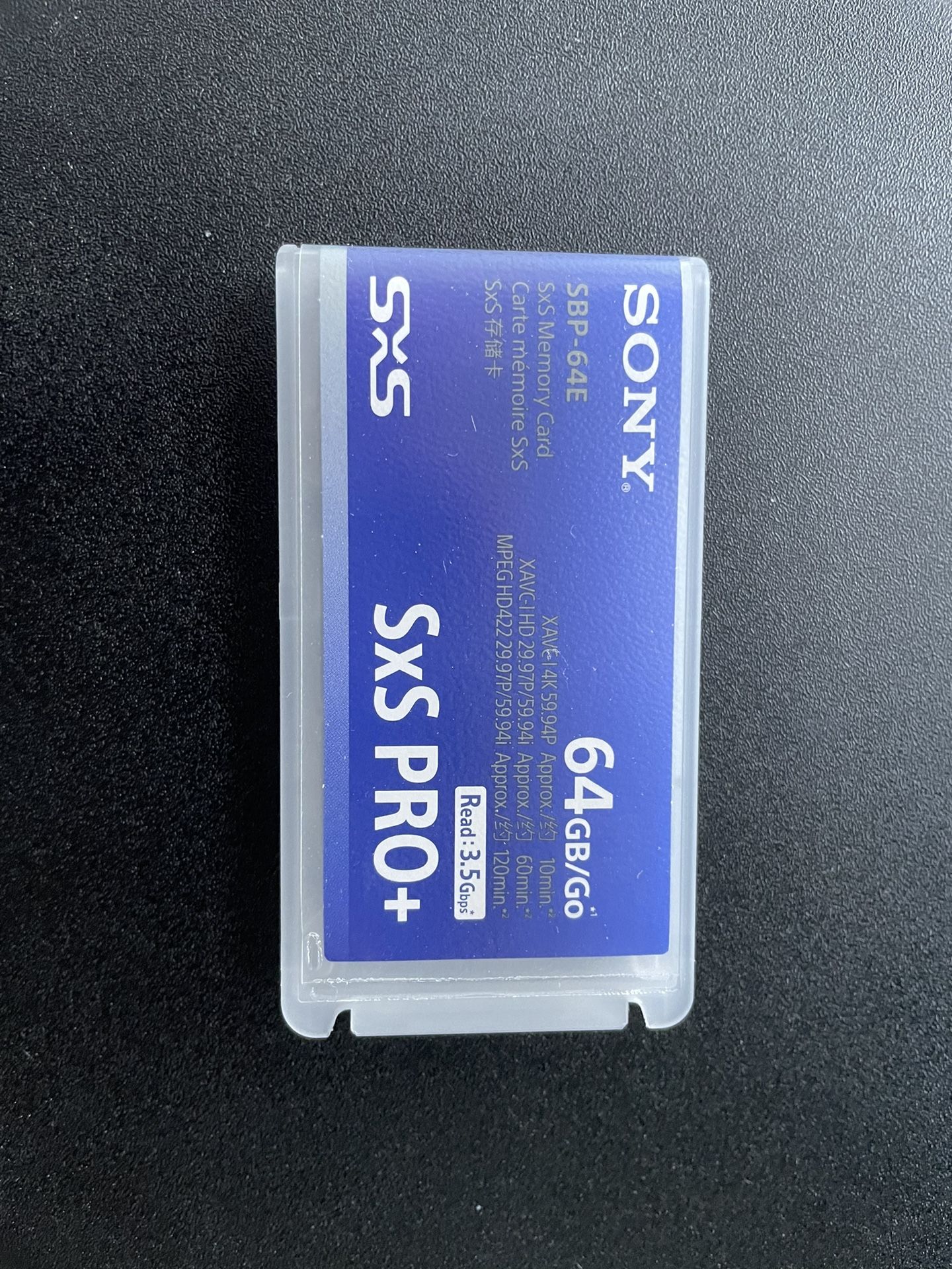 Sony SxS PRO+ 64 GB SBP-64E New In Open Box