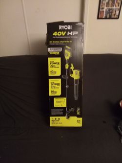 Brandnew Ryobi 40V weed eater & blower combo