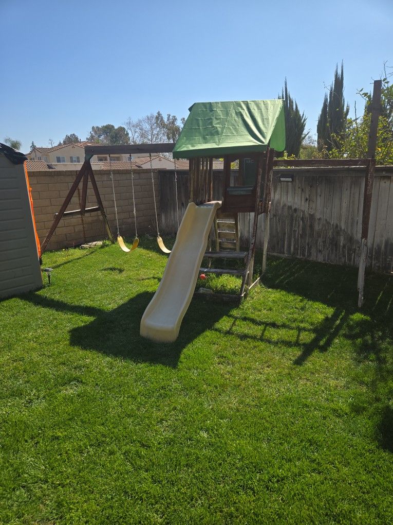 Wooden Swing Set