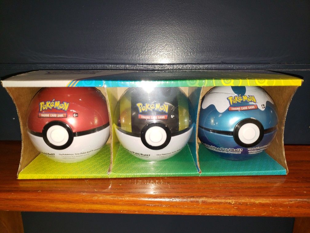 Pokemon Balls with card packs