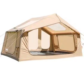 12 x 8 ft. Beige Inflatable Camping Tent