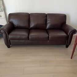 Leather couch