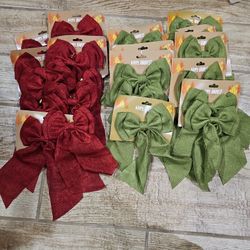 Burlap Bows 11.5 Inch