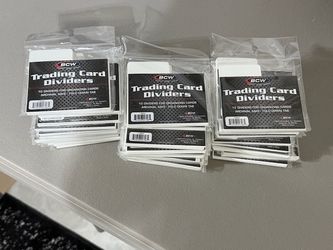 BCW Horizontal trading card dividers
