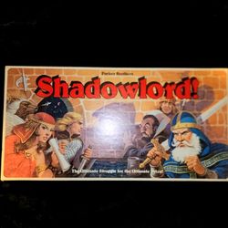 Vintage early 80s Parker Brothers Shadowlord fantasy board game