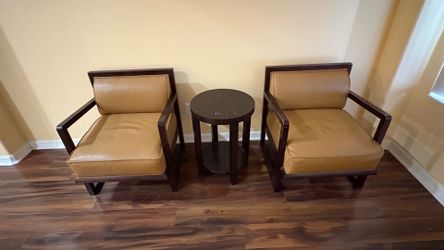 Two Chairs and Table
