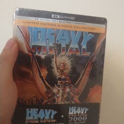 Heavy metal Steel book 2 Movie Collection 4k