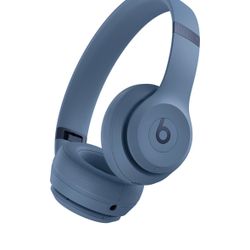 Beats Solo 4 On-Ear Wireless Headphones Slate Blue 