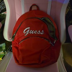 Real Guess Backpack Red With Black