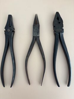 3 pair  Vintage Pliers