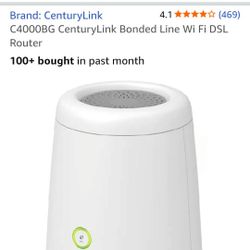 C4000BG CenturyLink Bonded Line Wi Fi DSL Router

