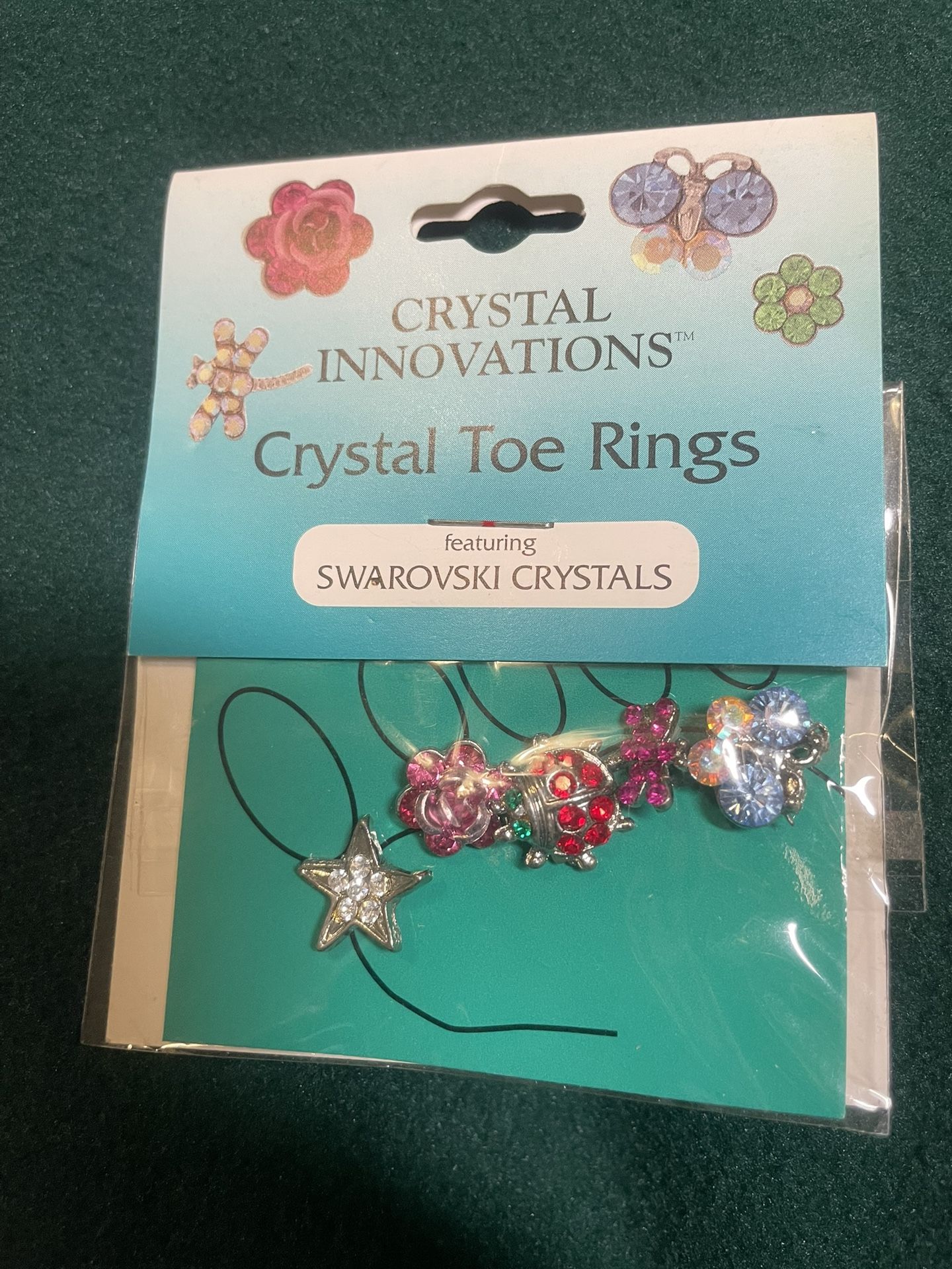 Swarovski Crystal Tod Rings.