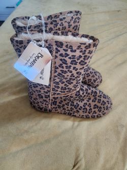 BearPaw Leopard Print Boots