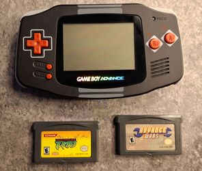 Game Boy Advance with 2 GBA Games