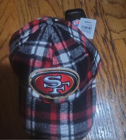 Brand New San Francisco 49ers Pro Prep Plaid Strapback