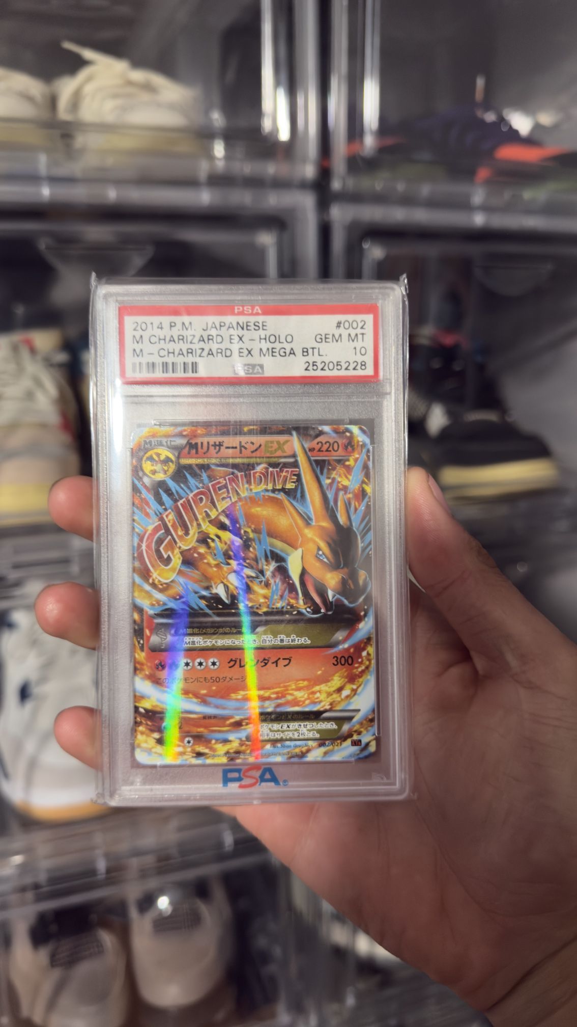 Pokemon M Charizard Ex JP #002 PSA 10