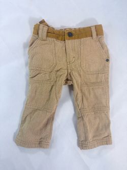 OshKosh B'gosh Tan & Brown Checkered Pants Size 12M #baby #checkered