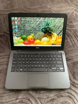 2018 11.6"inch AMD A6 Dell Laptop, 4GB RAM, 32GB eMMC, Micro SD Card Reader, HDMI, Inbuilt Bluetooth And a WebCam.
