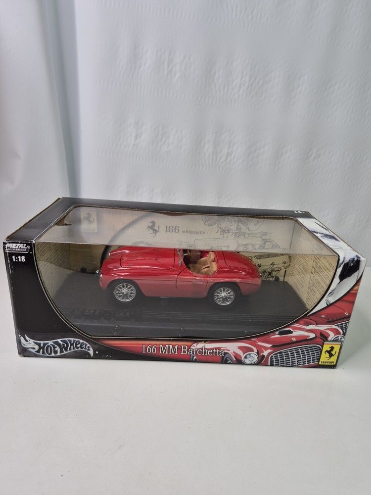 1/18 Hotwheels Ferrari 166 MM Barchetta Red