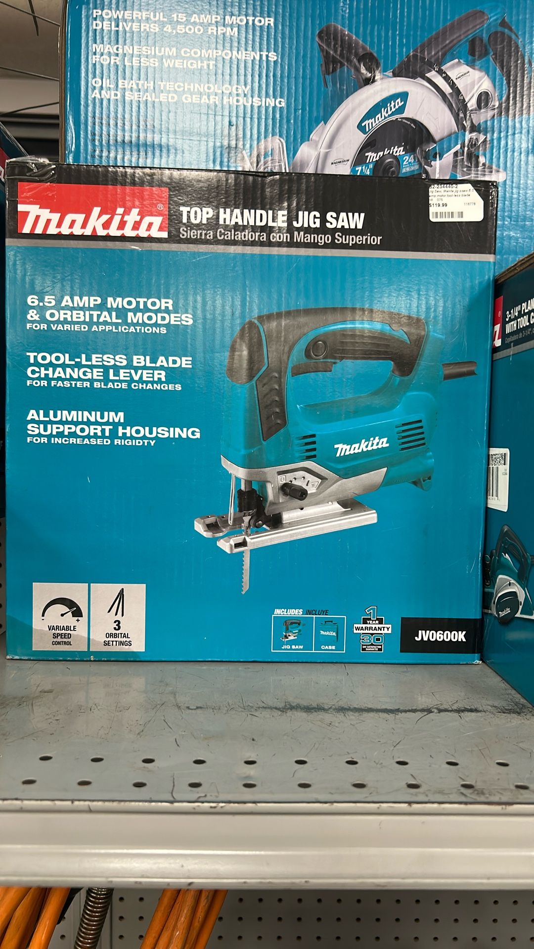 MAKITA ELECTRIC JIG SAW 6.5 AMPS