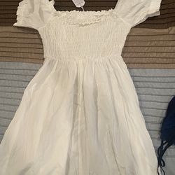 Womens White Off The Shoulder Dress Long