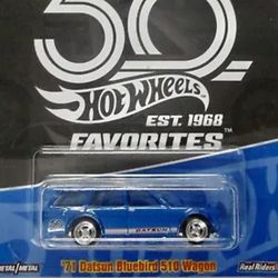 Hot Wheels 50th Favorites '71 Datsun Bluebird 510 Wagon