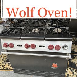 Wolf Oven And Range Combo