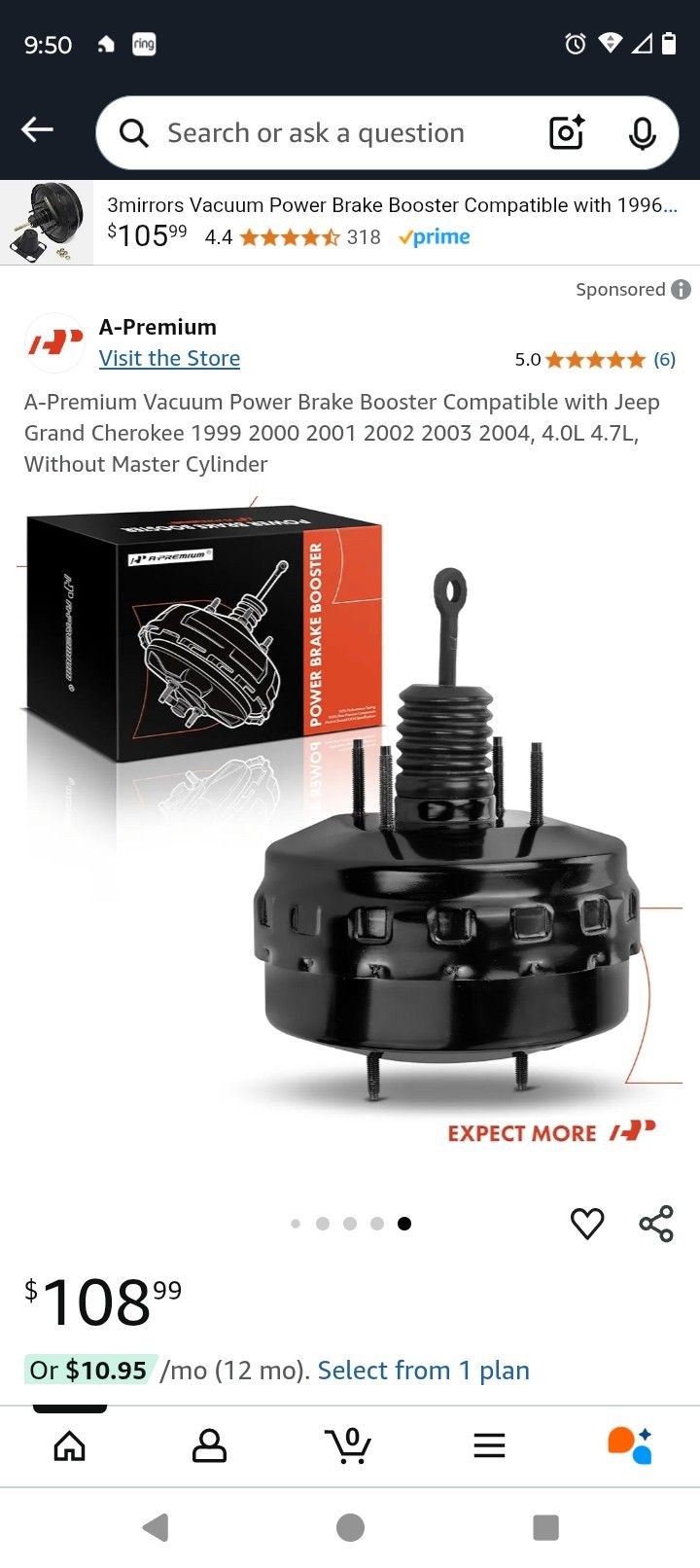 Jeep Brake Booster