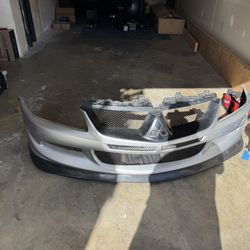 Evo 8 Bumper Silver Evolution Mitsubishi 