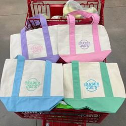 Trader Joes Pastel Bags 