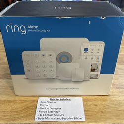 Ring Alarm 8pc Home Security System Wireless Kit