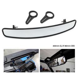 1.75" UTV Wide Convex RearView Mirror For Honda Yamaha Polaris RZR Rangers (contact info removed) Rhino PN: UTV-012-BK