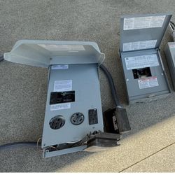 New Construction Temporary Electrical Pole 