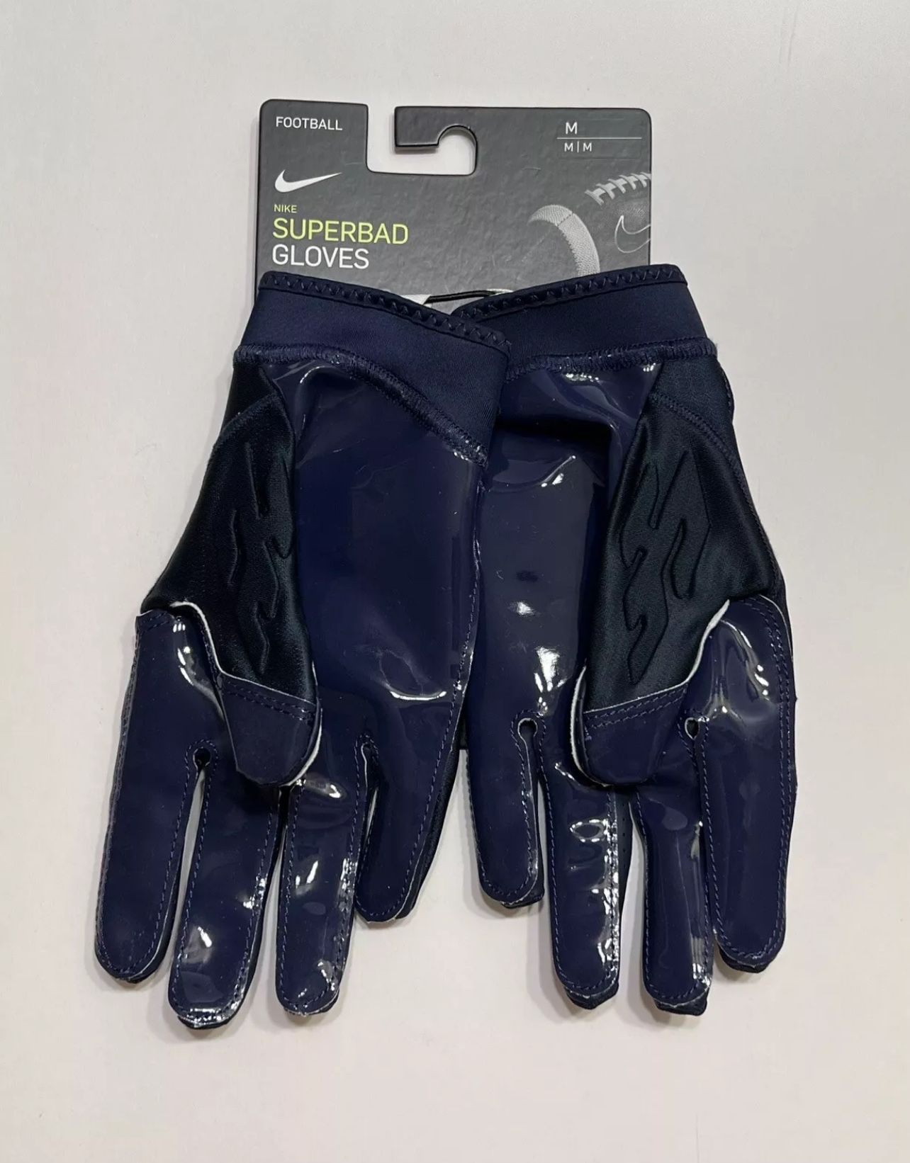 Nike NFL Superbad 6.0 Padded Football Gloves Navy-Blue DX4520-414