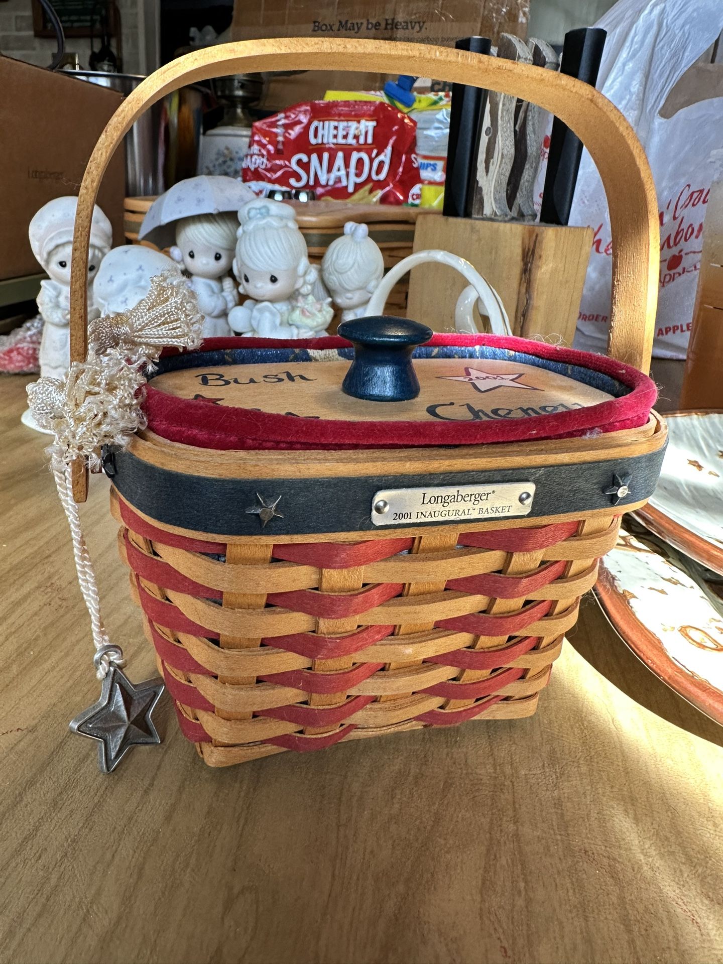 Longaberger 2001 Bush Cheney Commemorative Basket