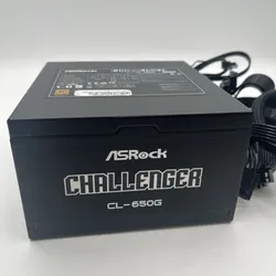 ASRock CL-650G 650 W ATX3.1 80 PLUS GOLD Certified Non-Modular Power Supply