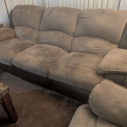 Sofa, Loveseat, Recliner 