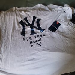 Men new yankee long sleeve tshirt 2x