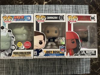 Funko POPS X3 Madara , Joey Sosa , Lil Wayne