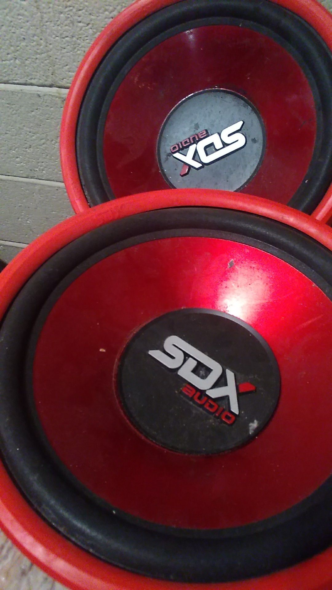 Sdx Audio Pair Of 12" High Performance Subwoofer
