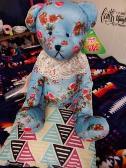 Sugar Loaf Toys, Blue, Floral & Laced Collar