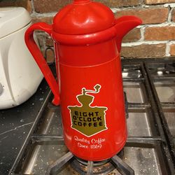 Vintage Hard Plastic Eight O Clock Coffee Carafe