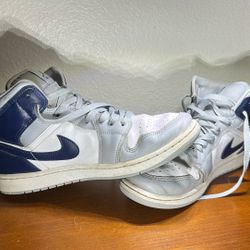 Jordans, Blue White Gray 