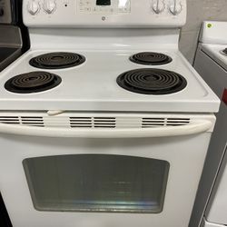 White Coil Stove