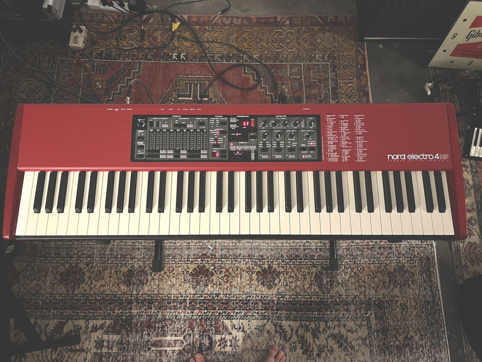 Nord Electro 4 HP with Custom Hardshell Case