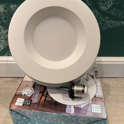 LUXRITE 5/6 Inch LED Recessed Retrofit Downlight set of 6