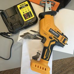 PEDONY Cordless Reciprocating Saw for Dewalt 20V Battery. ✅BRAND NEW✅ Battery Not Included• Comes With Charger, 4 Blades And Carrying Bag.